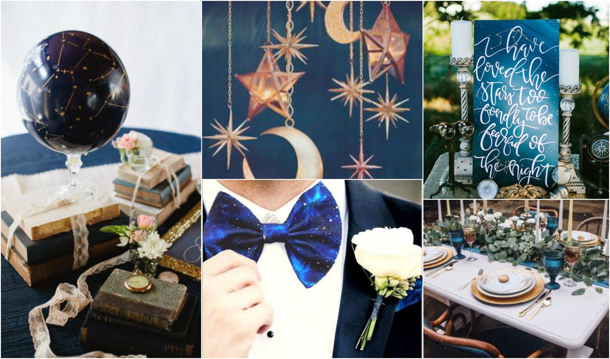 Navy and Gold wedding colours