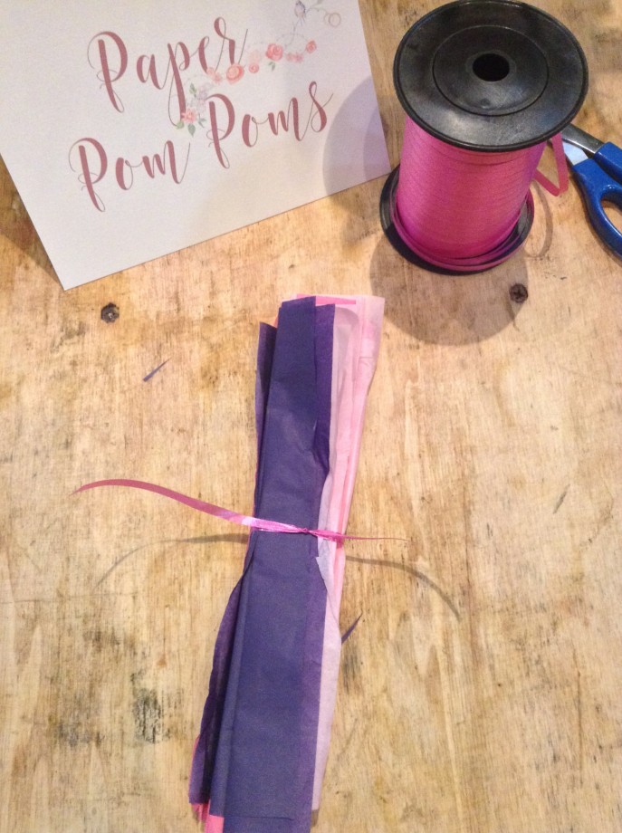 Tissue Pom Pom Instruction