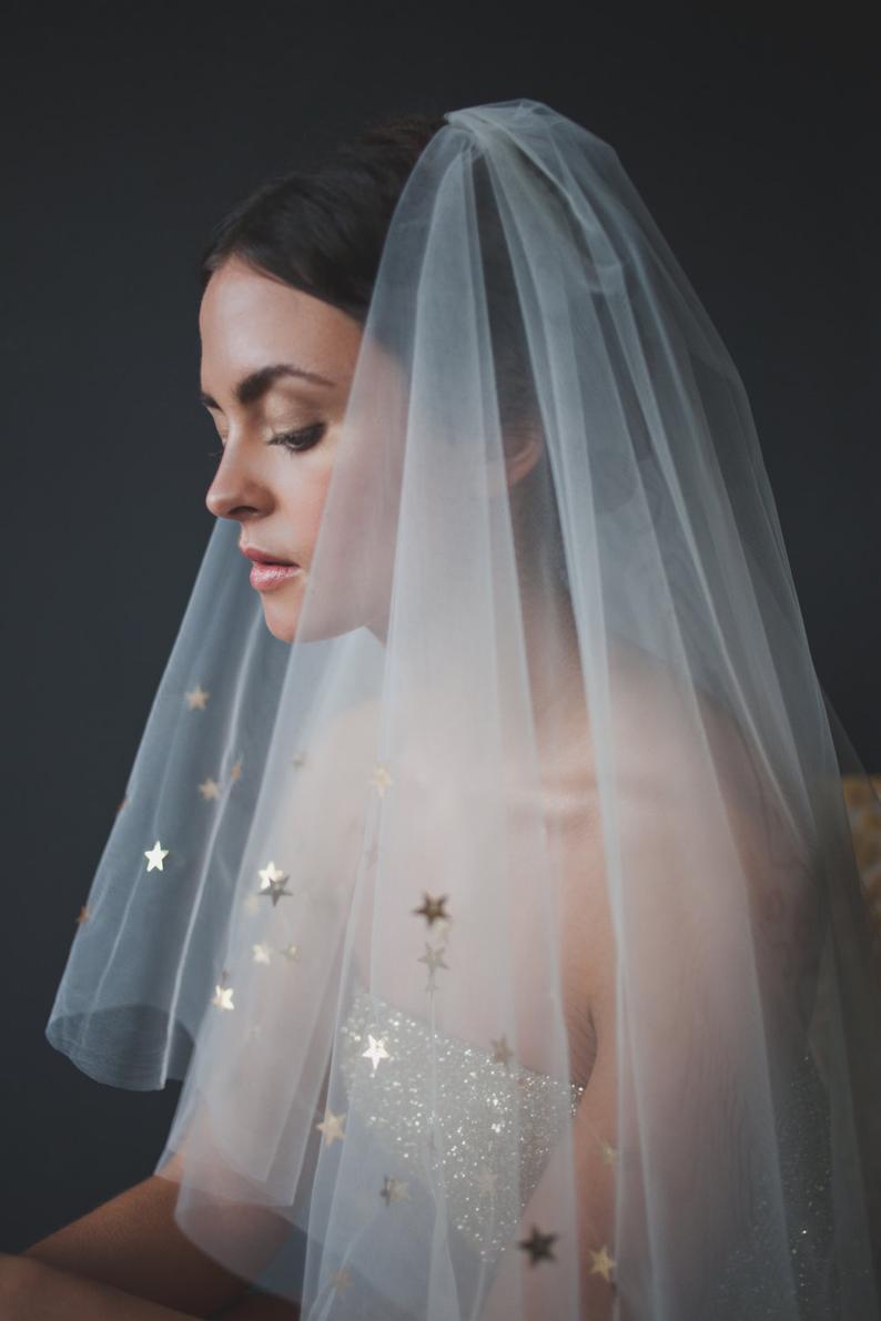 Gold Star veil by What Katy did Next