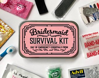 Bridesmaid Survival kit