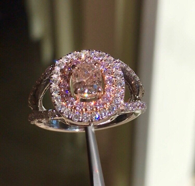 Pink Diamond Engagement ring