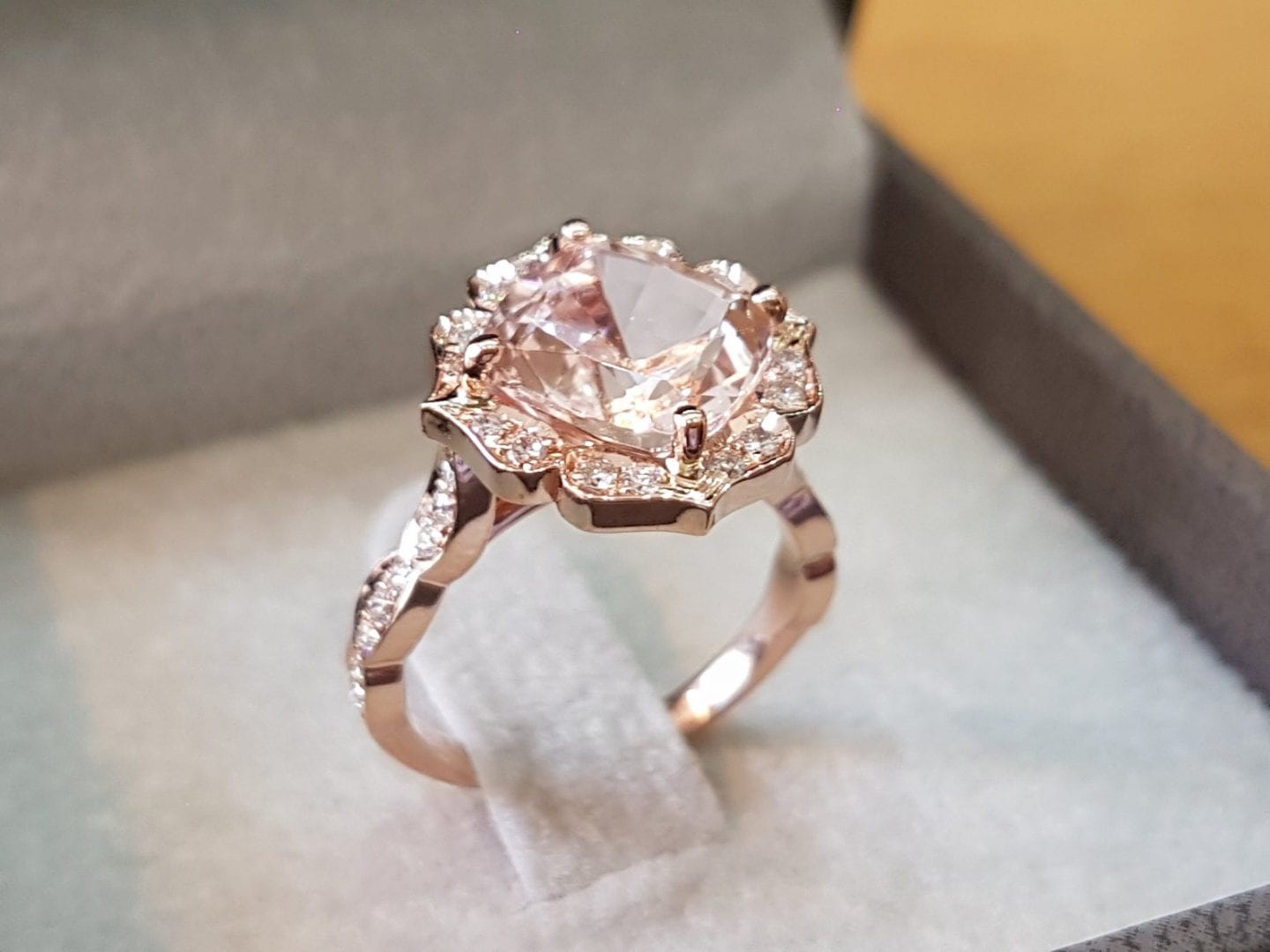 13 Trending Pink Diamond Engagement Rings ~ Kiss The Bride Magazine
