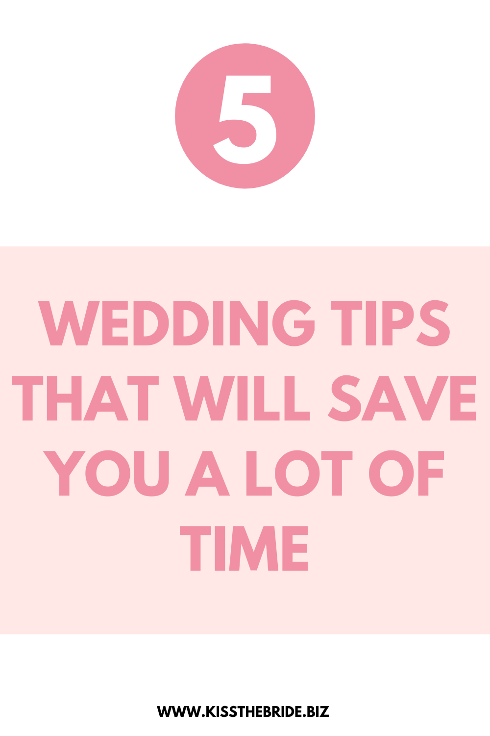 5 Wedding Tips