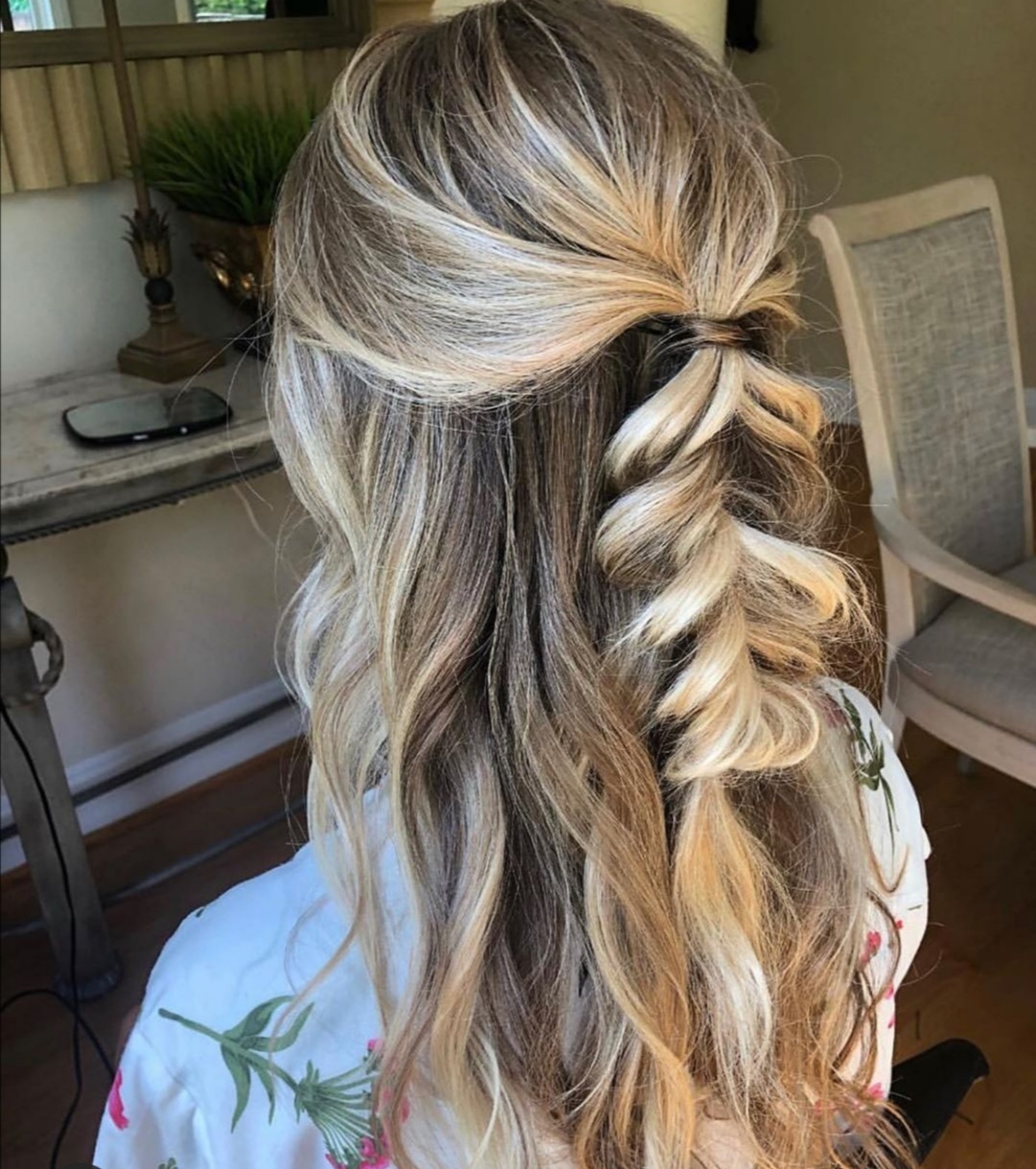 22 Half up Wedding hairstyles for 2022 ~ KISS THE BRIDE MAGAZINE