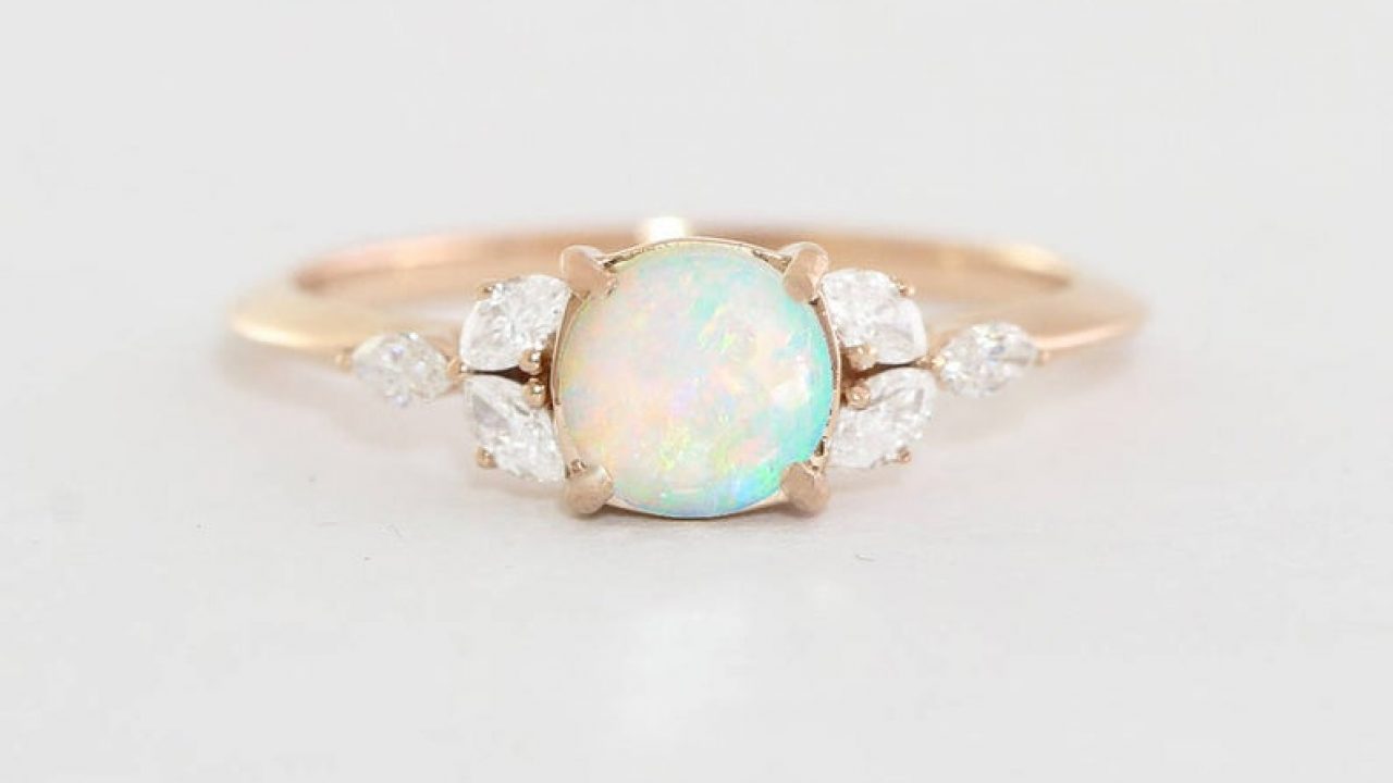 17 Opal Engagement rings for 2020 ~ KISS THE BRIDE MAGAZINE