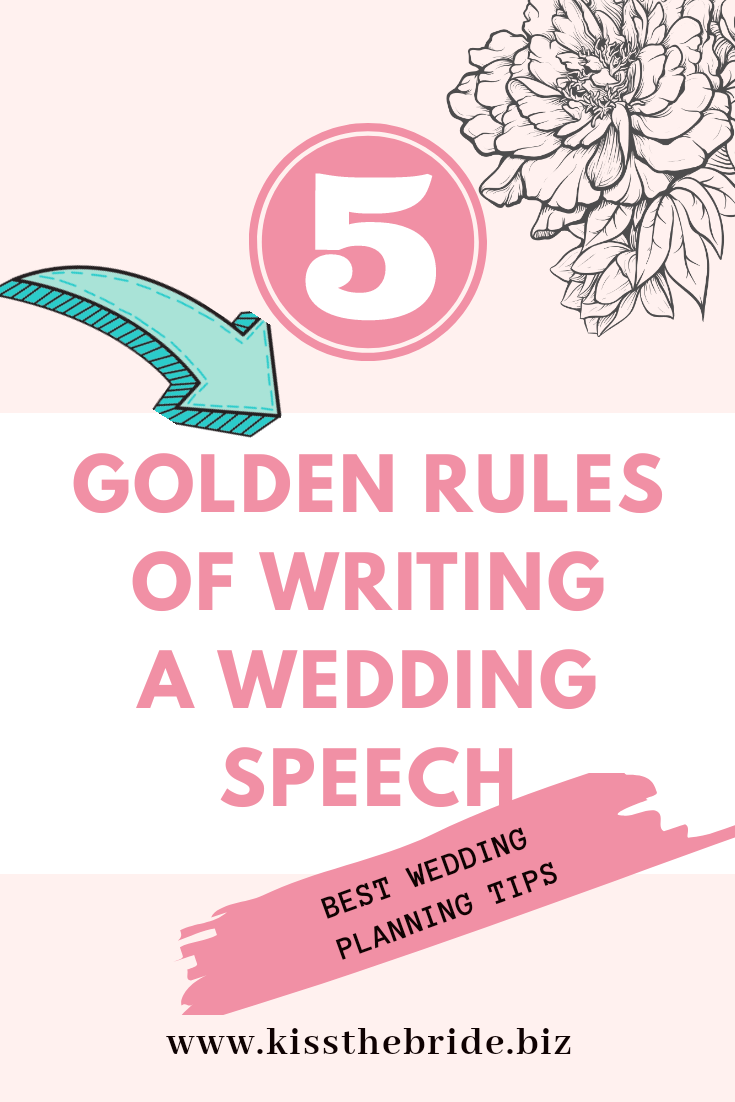 Wedding speech tips