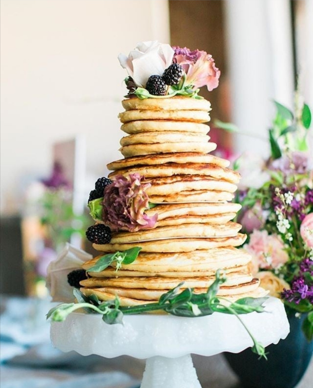 Pancake Wedding cake