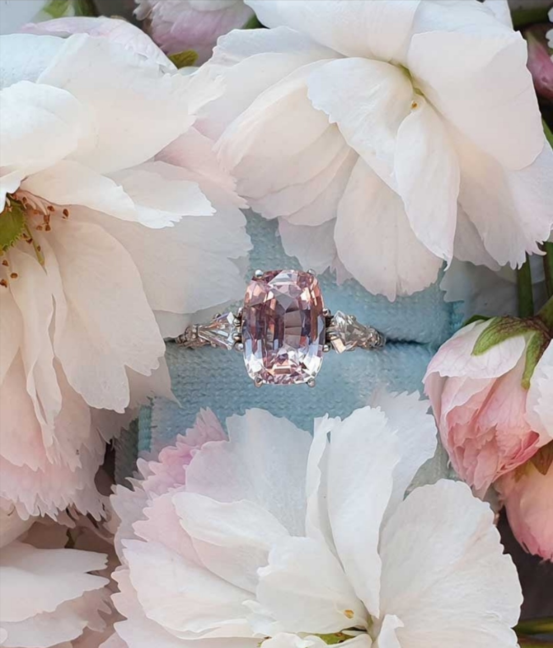 Edwardian sapphire engagement ring