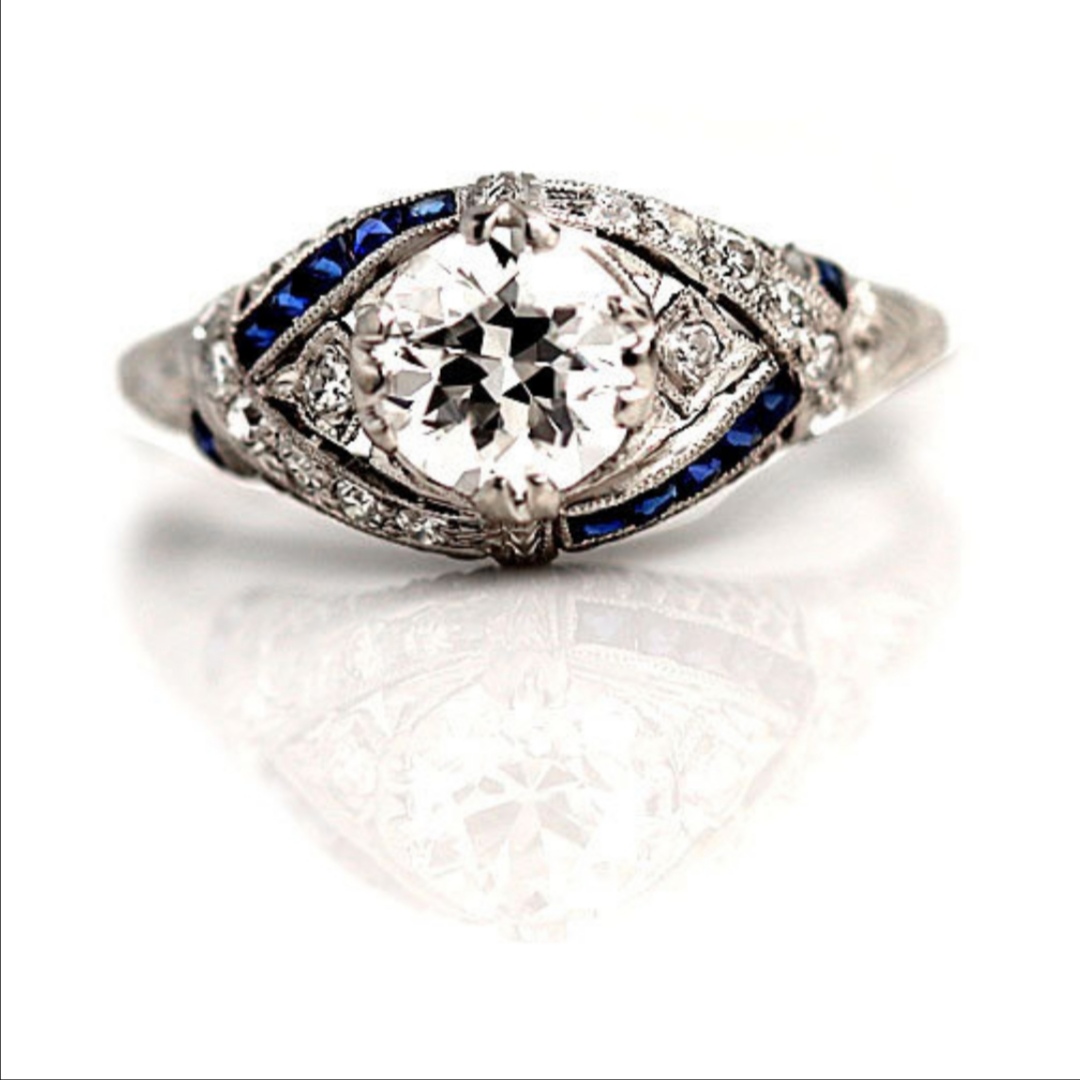 Art Deco Diamond engagement ring