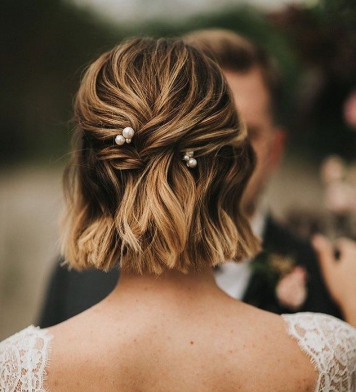 Wedding Hairstyles For Short Hair Bob Honestweddingadvice Wedding Hairstyles For Short Hair Bob Honestweddingadvice