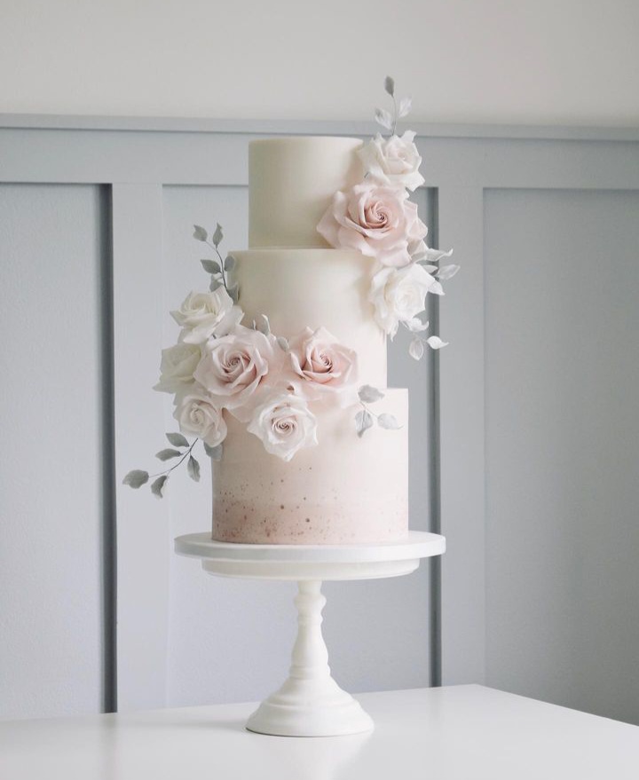 Cotton and Crumbs Wedding cake